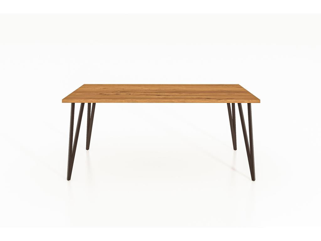 Natural Oak Wood Table, 100 x 170 cm