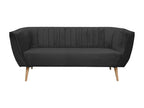 Black Sofa, 182 x 74 x 75 cm
