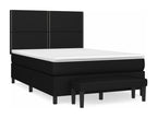 Black Fabric Mattress, 140 x 200 cm