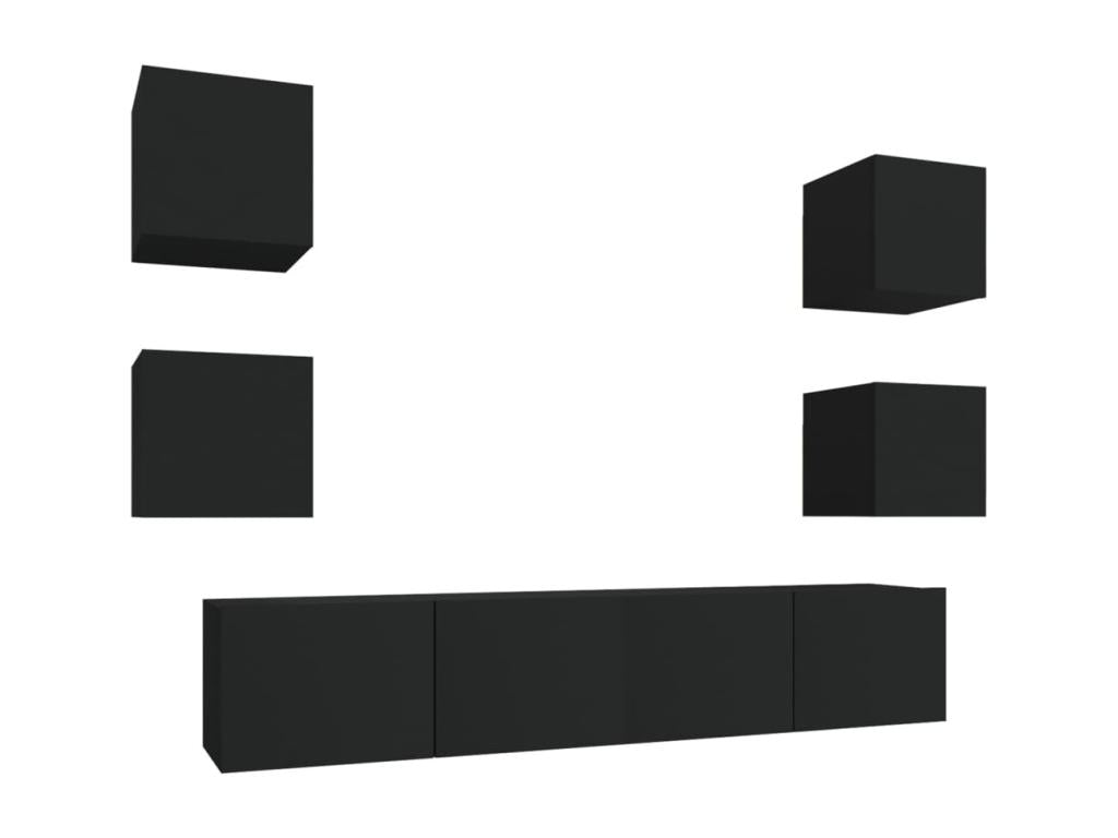 Black Wardrobe, 80 x 30 x 30 cm