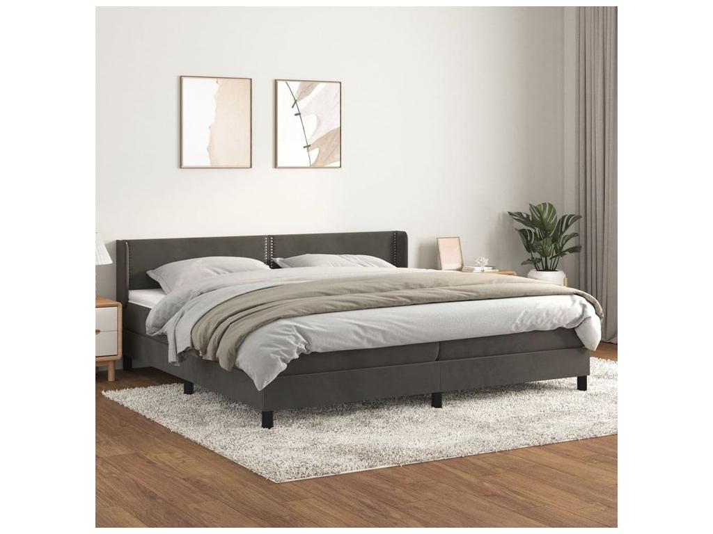 White Velvet Mattress, 200 x 200 cm