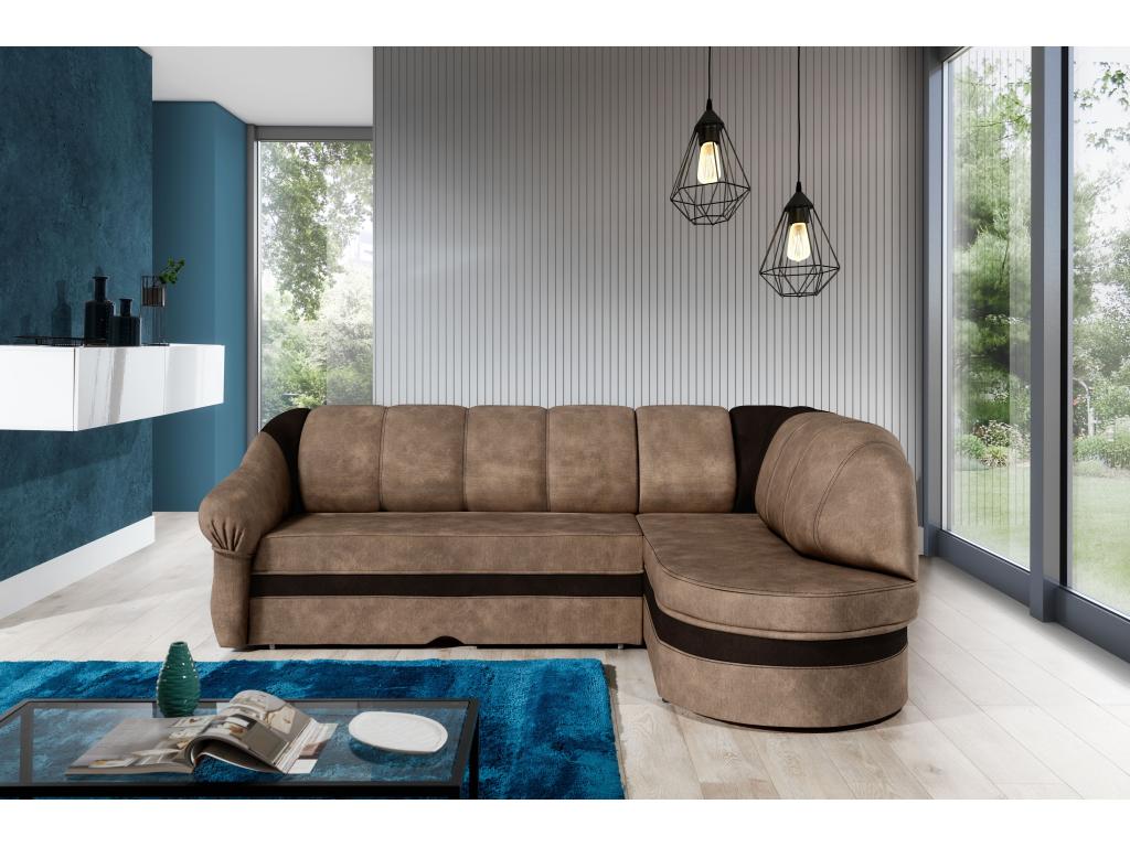 Brown Velvet Sofa Bed - dlz1766456623114