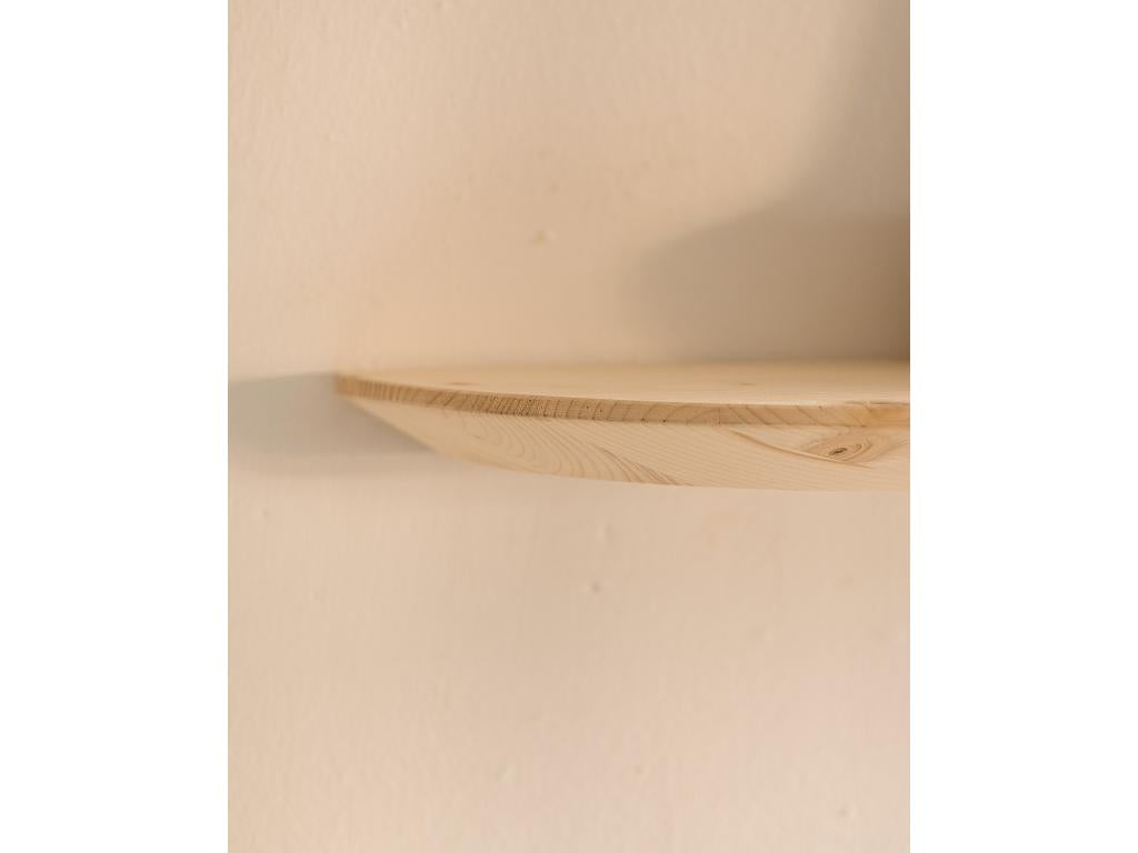 Beige Pine Wood Shelf, 160 x 3.2 cm