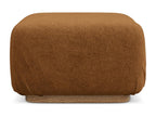 Boucle Fabric Ottoman