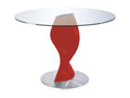 Red Glass Table