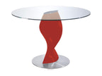 Red Glass Table