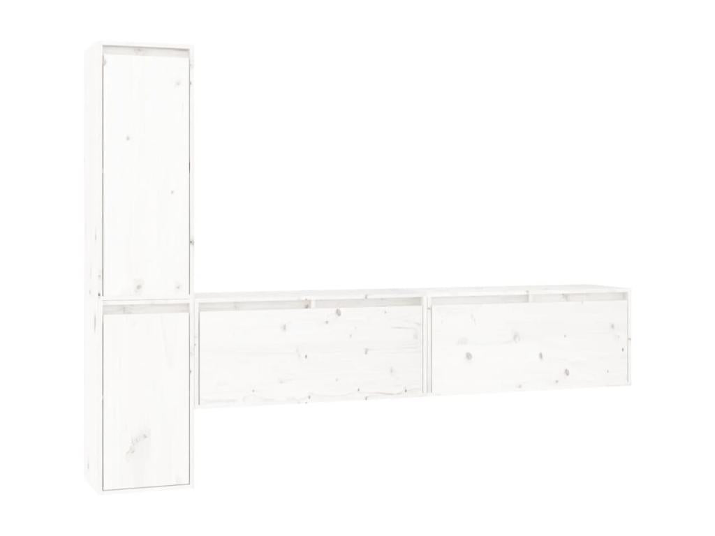 White Solid Wood Home Furniture