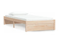Brown Solid Wood Bed Frame, 90 x 190 cm