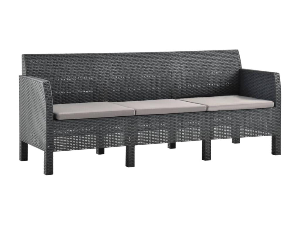 Anthracite Outdoor Furniture Set - dlz1766456848401