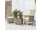 Beige Outdoor Furniture Set