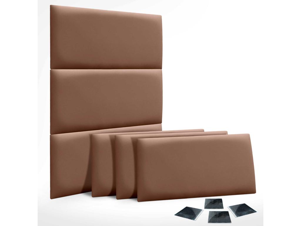 Brown Faux Leather Home Furniture, 60 x 50 cm