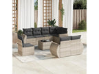 Gray Woven Resin Wicker Outdoor Furniture Set - dlz1766457150288