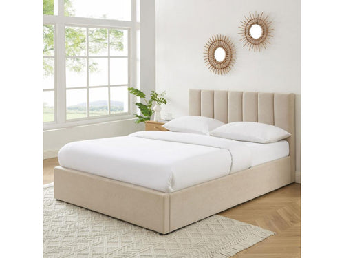 Beige Fabric Mattress, 140 x 190 cm