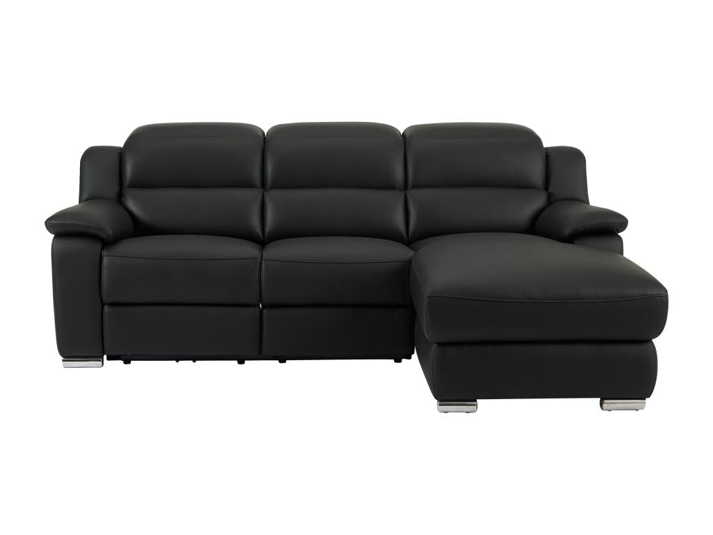 Black Leather Sofa