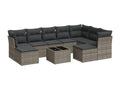 Gray Woven Resin Wicker Outdoor Furniture Set - dlz1766457165562