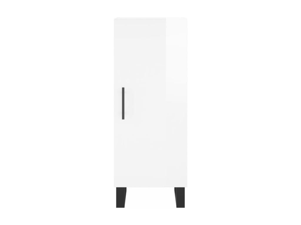 White Engineered Wood Sideboard, 34.5 x 34 x 90 cm