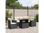 Black Woven Resin Wicker Outdoor Furniture Set - dlz1766457079279