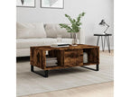 Brown Engineered Wood Coffee Table, 90 x 50 x 36.5 cm