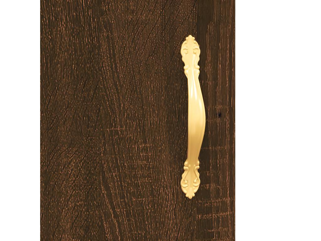 Brown Engineered Wood Sideboard, 69.5 x 34 x 180 cm