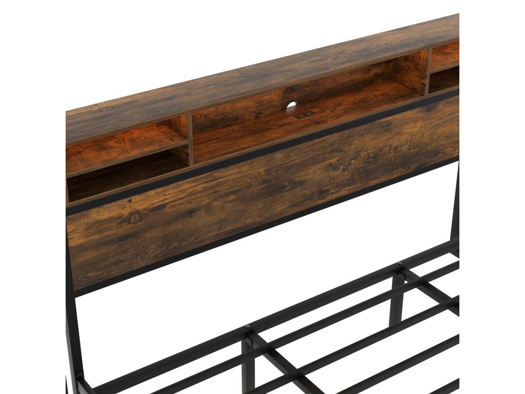 White Metal Home Furniture, 180 x 200 cm