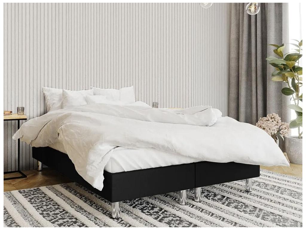 Black Leather Home Furniture, 160 x 200 x 47 cm