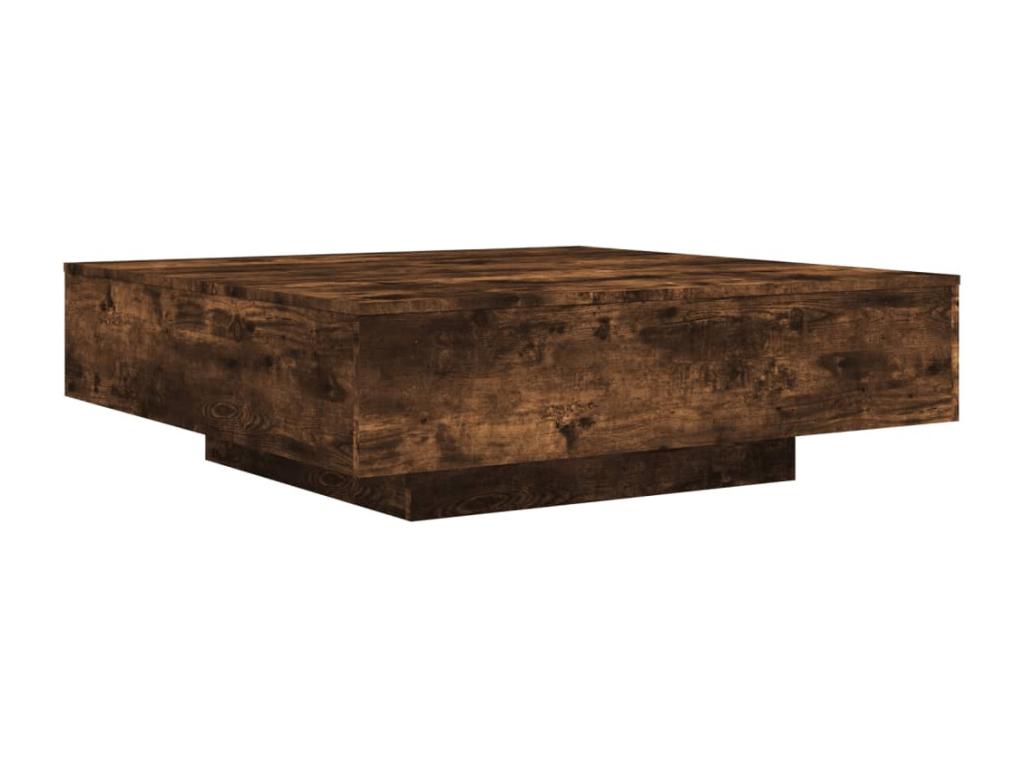 Natural Engineered Wood Coffee Table, 100 x 100 x 31 cm
