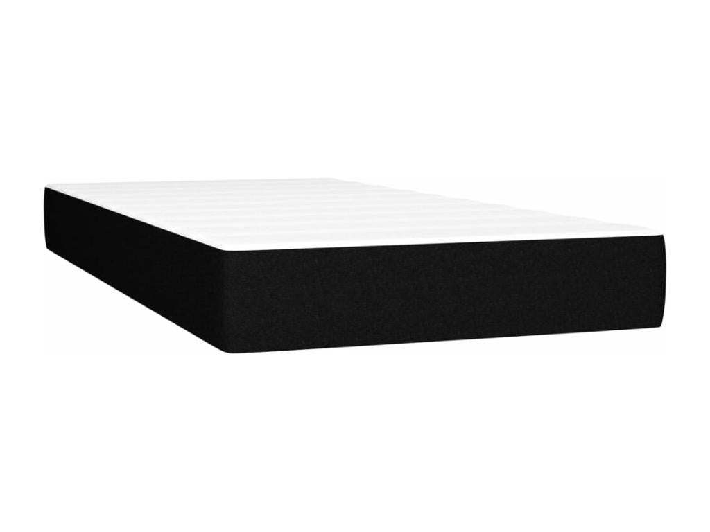 Black Fabric Mattress, 90 x 200 cm