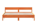 Brown Pine Wood Bed Frame, 180 x 200 cm - dlz1766456712209