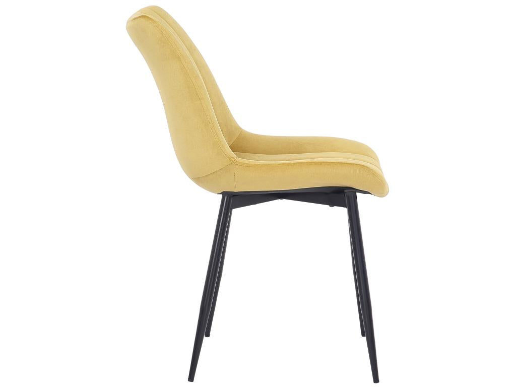 Yellow Velvet Chair