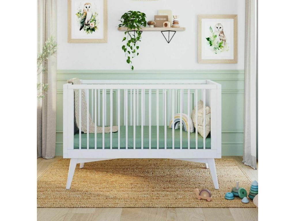 White Solid Wood Mattress, 70 x 140 cm