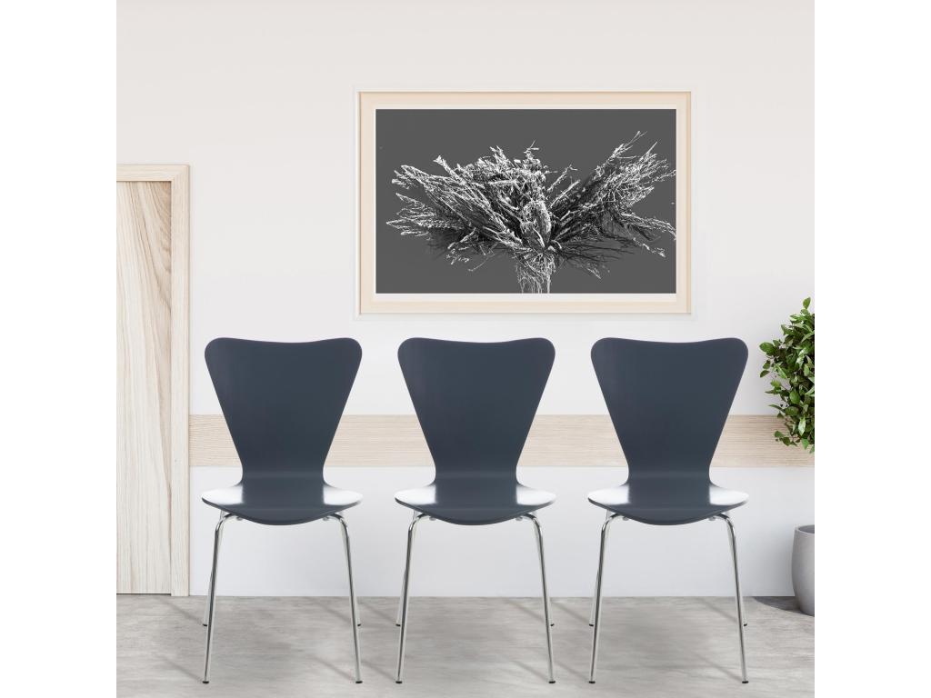 Gray Metal Chair - dlz1766456985785