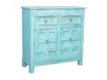 Blue Sideboard, 101 x 41 x 101 cm