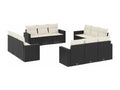 Black Woven Resin Wicker Outdoor Furniture Set - dlz1766456740027