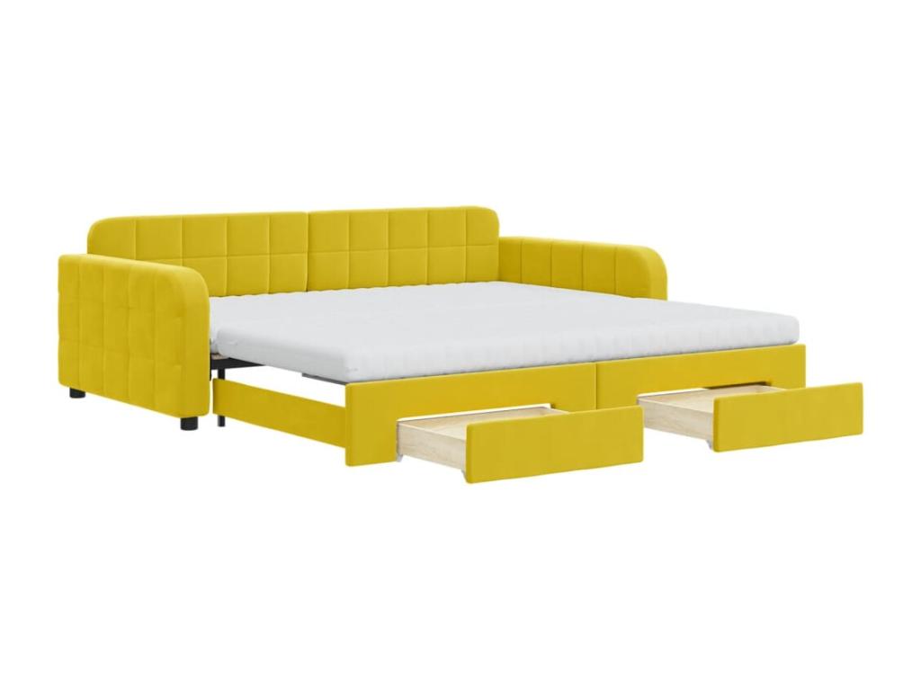 Yellow Velvet Home Furniture, 100 x 200 cm