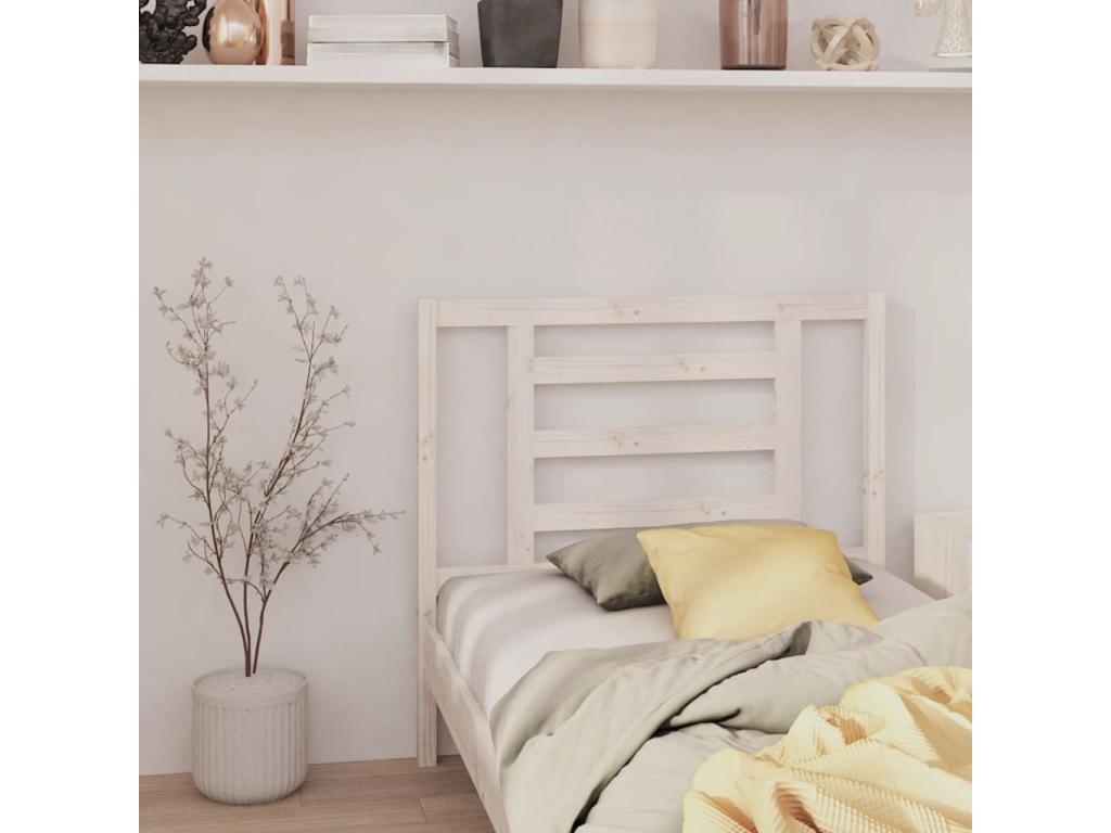 White Solid Wood Home Furniture, 96 x 4 x 100 cm