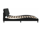 Black Velvet Bed Frame, 200 x 200 cm