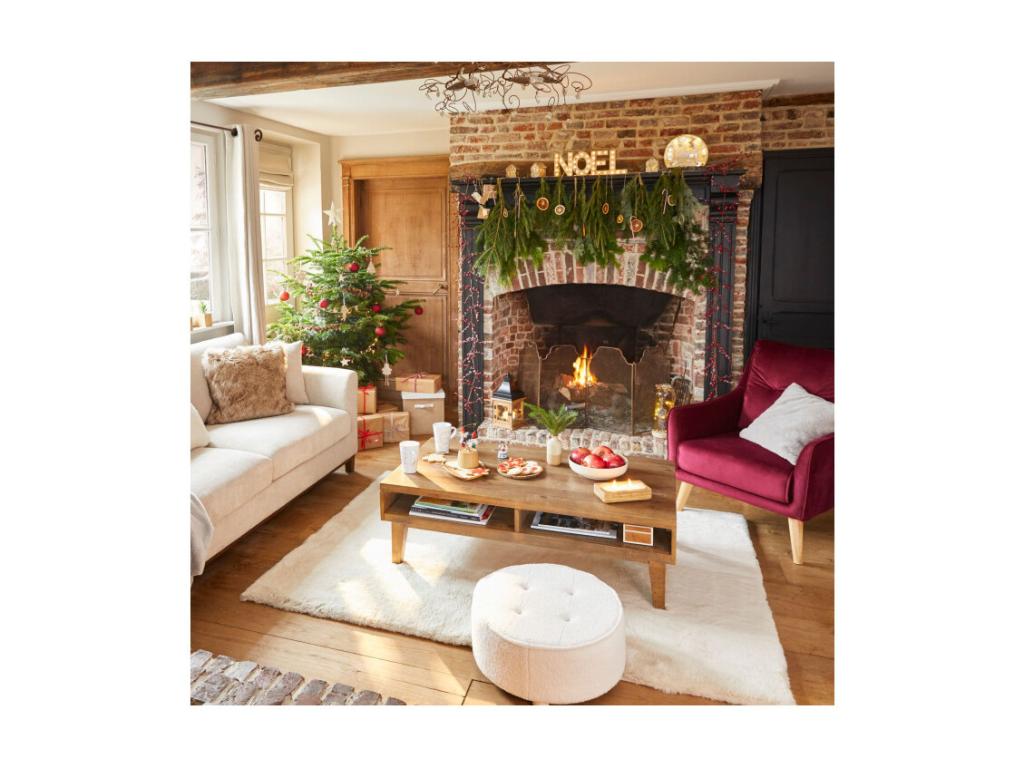 Brown Solid Wood Coffee Table - dlz1766457075930