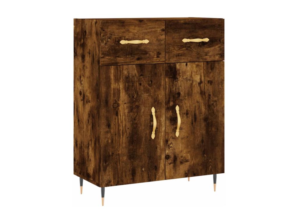 Brown Engineered Wood Sideboard, 69.5 x 34 x 90 cm