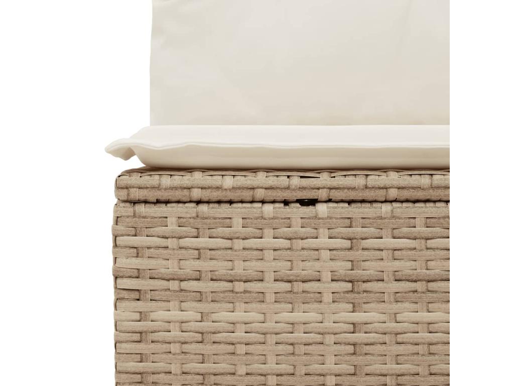 Beige Woven Resin Wicker Outdoor Furniture Set - dlz1766456891957