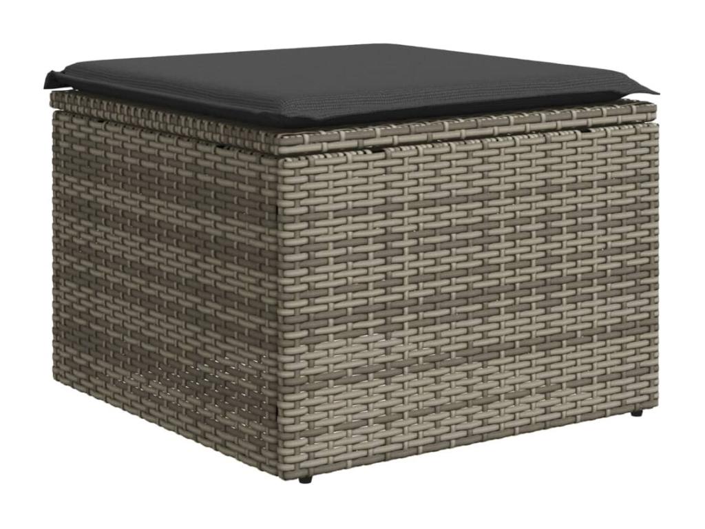 Gray Woven Resin Wicker Outdoor Furniture Set - dlz1766456422223