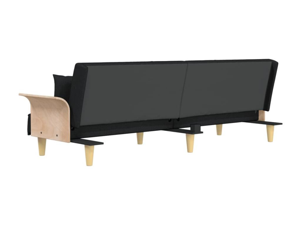 Black Fabric Sofa Bed