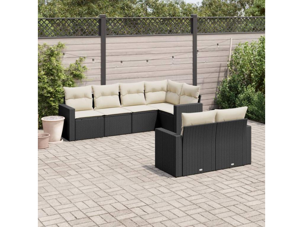 Black Woven Resin Wicker Outdoor Furniture Set - dlz1766457060451