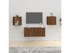 Brown Oak Wood Home Furniture, 40 x 34.5 x 40 cm