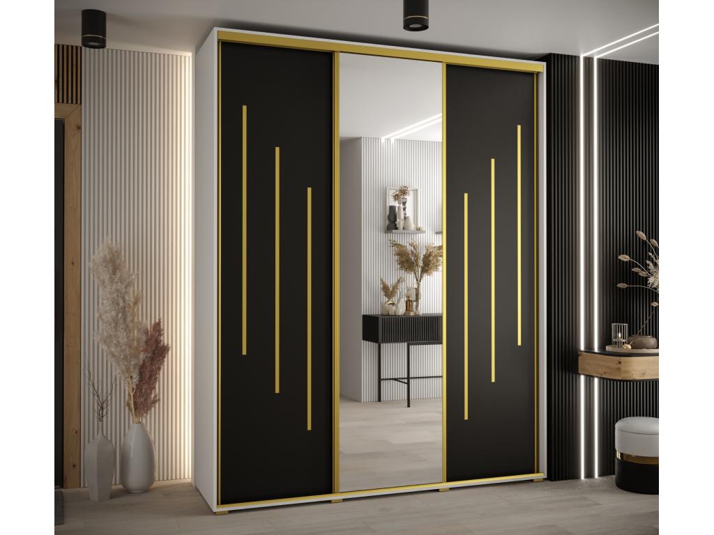 Black Wardrobe, 190 x 60 x 235.2 cm - dlz1766456769222