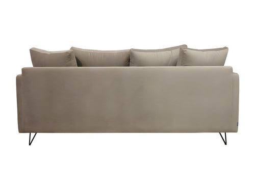 Beige Velvet Sofa Bed