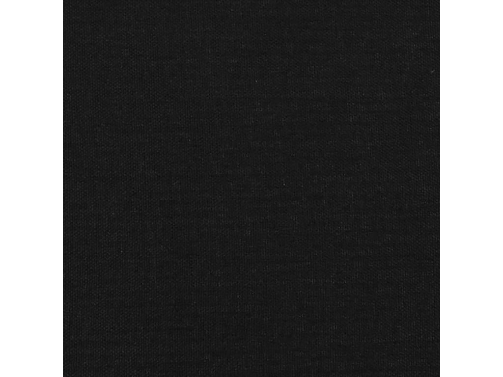 Black Fabric Home Furniture, 203 x 23 x 118 cm