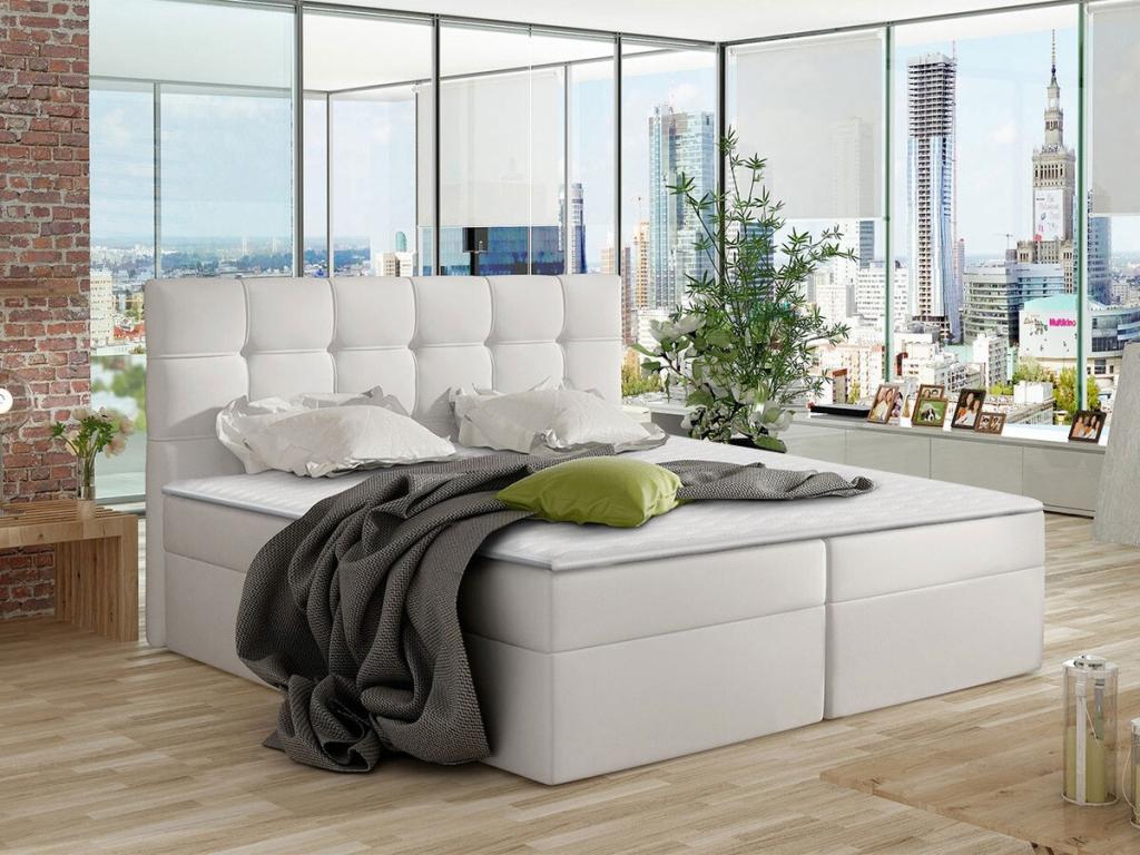 White Leather Home Furniture, 180 x 200 cm