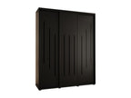 Black Wardrobe, 190 x 60 x 235.2 cm - dlz1766456994003