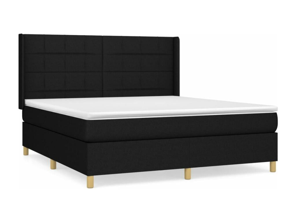 Black Fabric Mattress, 180 x 200 cm