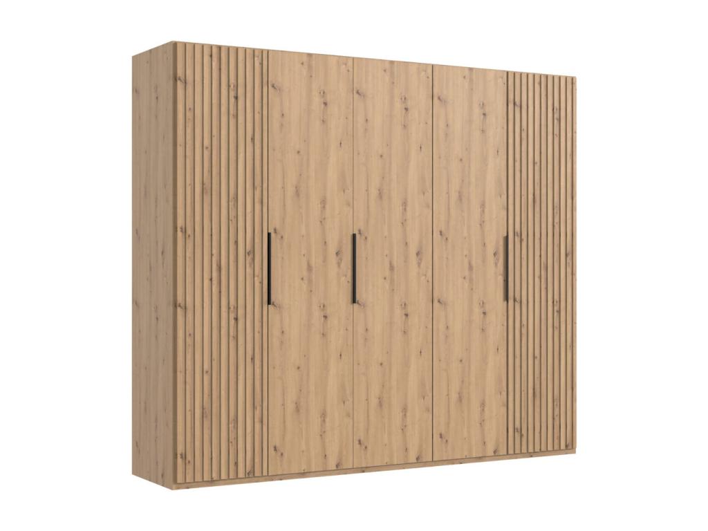 Natural Oak Wood Wardrobe - dlz1766456703544